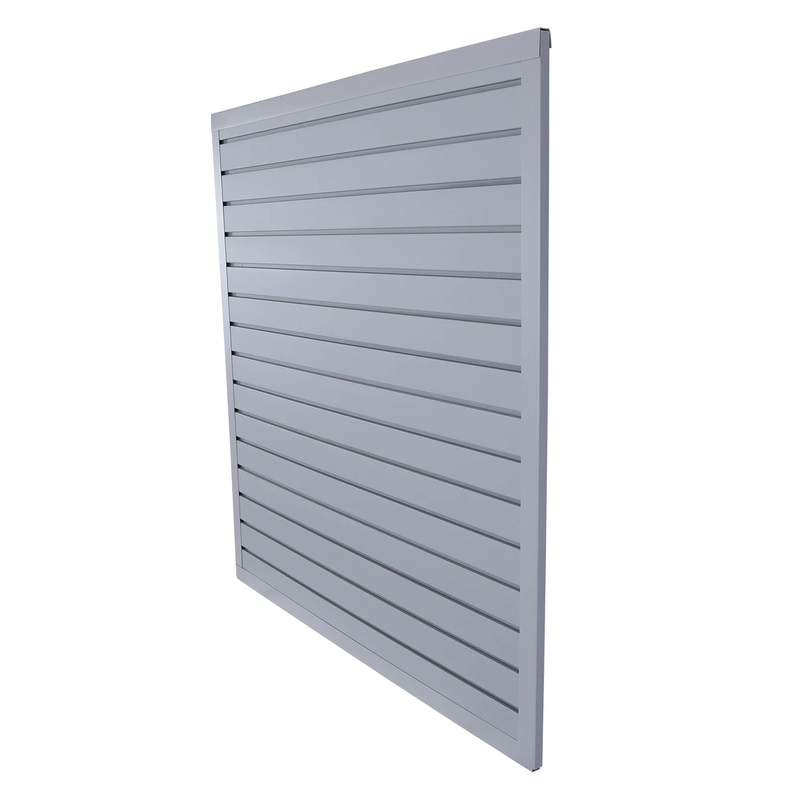4x1 FT Wall Mounted PVC Wall Panel PVC Slat Wall Paneling Heavy Duty Wall Mounted PVC Wall Rack for Garage Storage & Decor