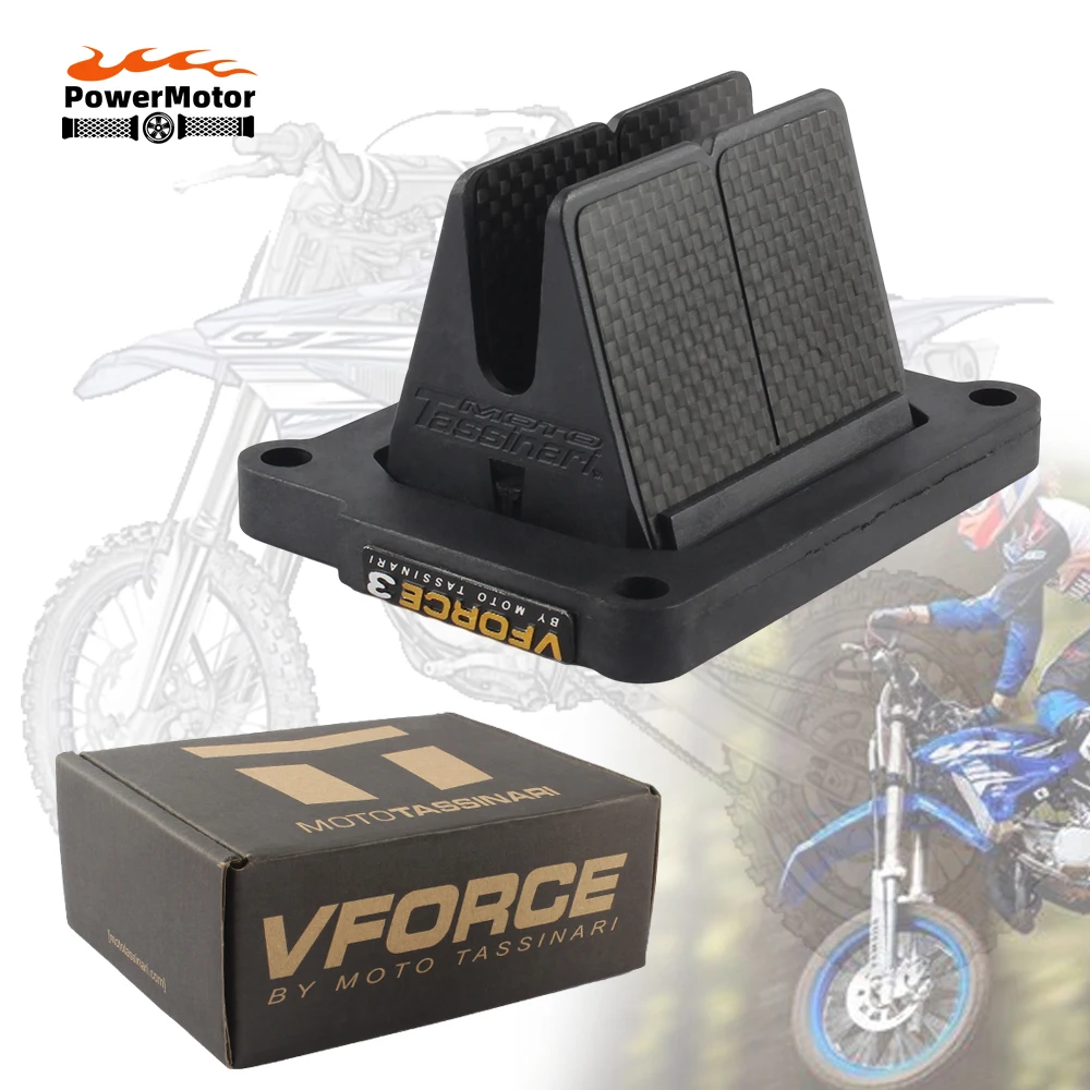 VForce3 Reed Valve Motorcycle Accessories for Yamaha YZ85 YZ125 YZ250 YZ250X RD500 RZ500 Intake System Enduro Pit Bike Motocross