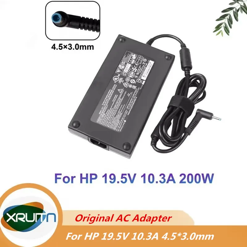 Original For HP ZBook 17 G3 TPN-CA03 A200A008L  835888-001 Kul400 19.5V 10.3A 200W 4.5*3.0mm Ac Power Adapter Laptop Charger