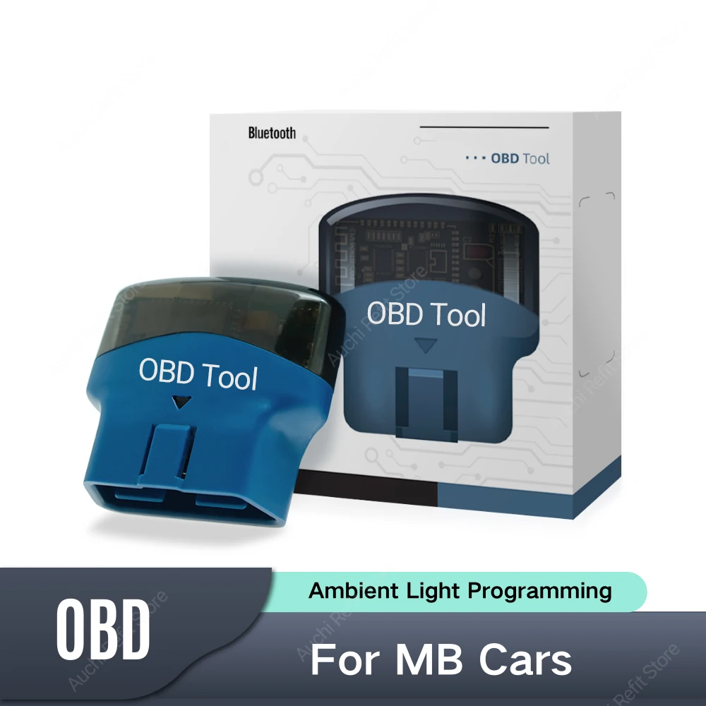 OBD For Mercedes-Benz A/B/C/GLC/CLA/GLA/ W176 W177 W246 W205 X253 W156 W117 X156 Ambient Light Function Menu Activation