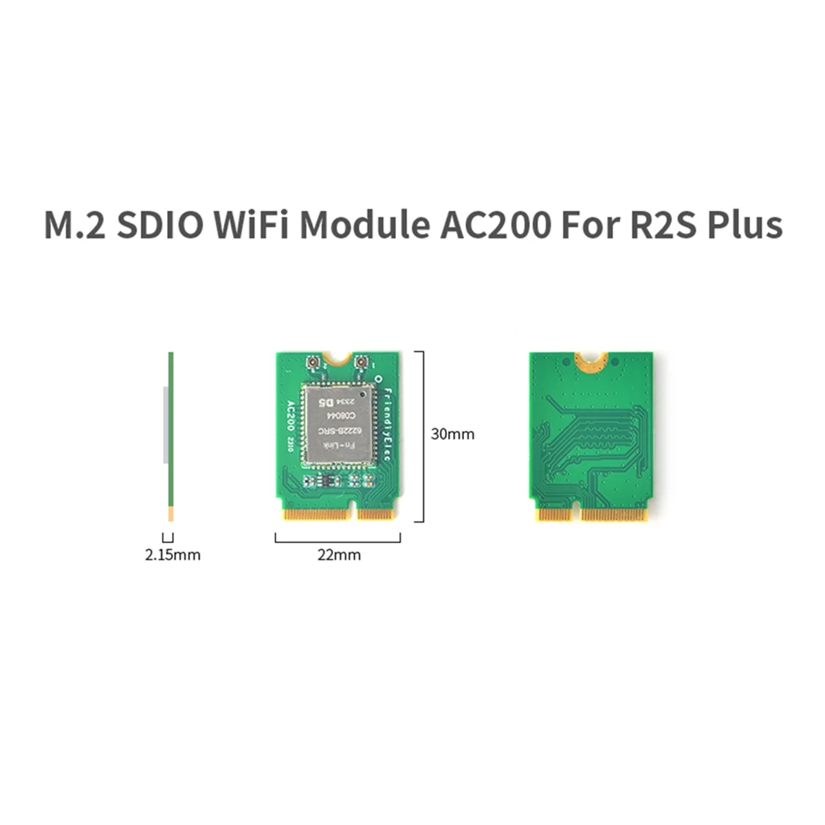 Efficient M.2 SDIO WiFi Module AC200 For R2S Plus