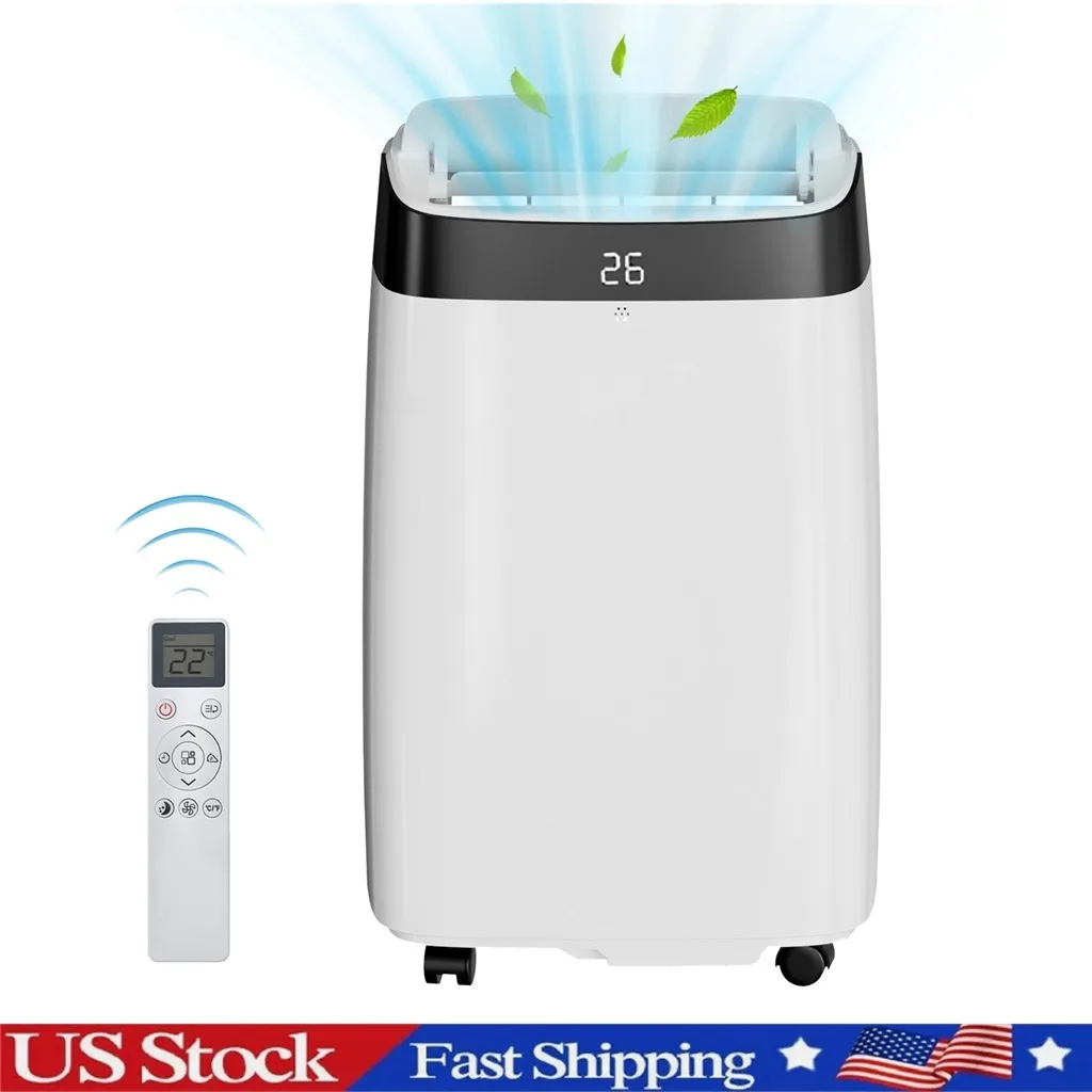 10000BTU Portable Air Conditioner Easy Assembly 3-In-1 Floor AC Unit w/ Remote