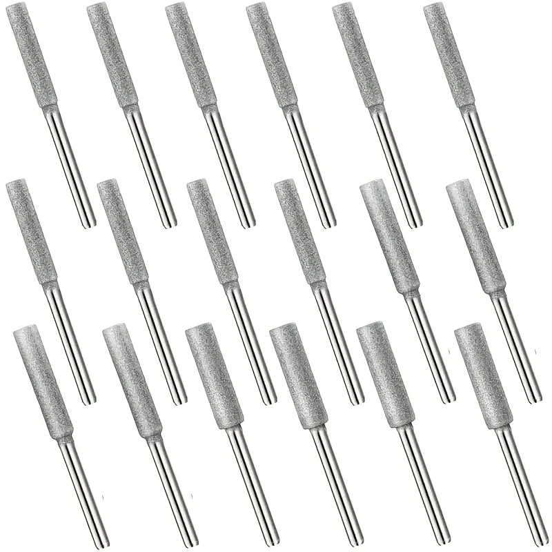 18-Piece Diamond Chainsaw Knife Sharpener Set, 3 Sizes, Manual Knife Sharpener for Chainsaws, Jewelry, Woodworking