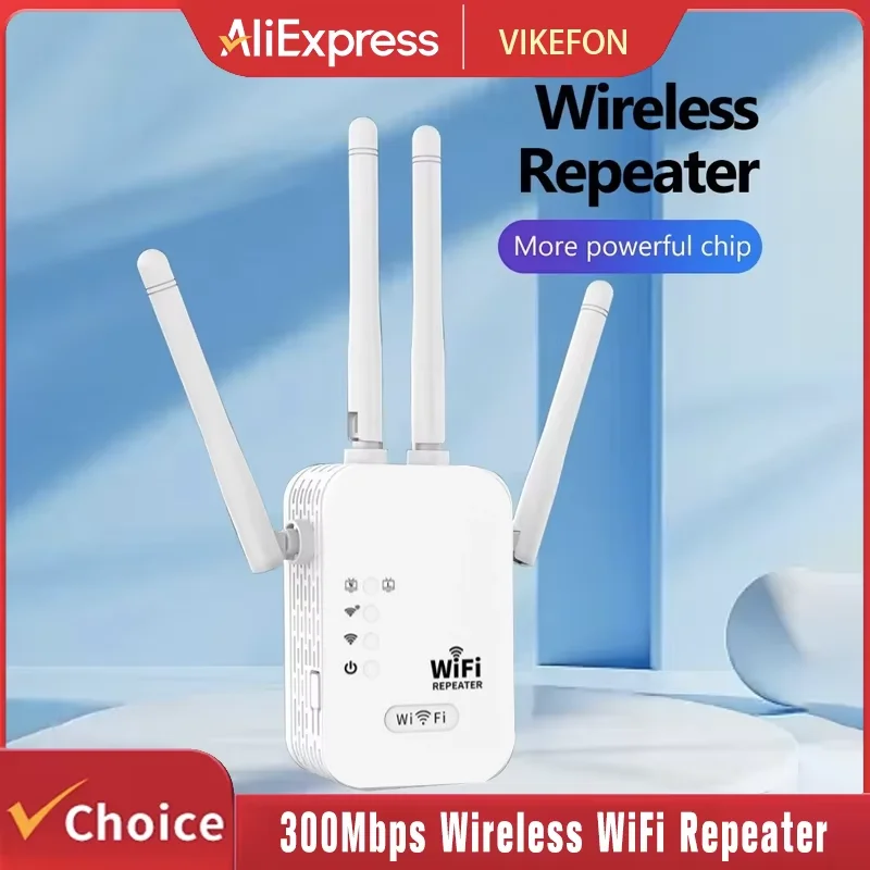 300Mbps Wireless WiFi Repeater 2.4G Signal Router 802.11N Long Range Wireless WiFi Extender Amplifier WIFI Booster