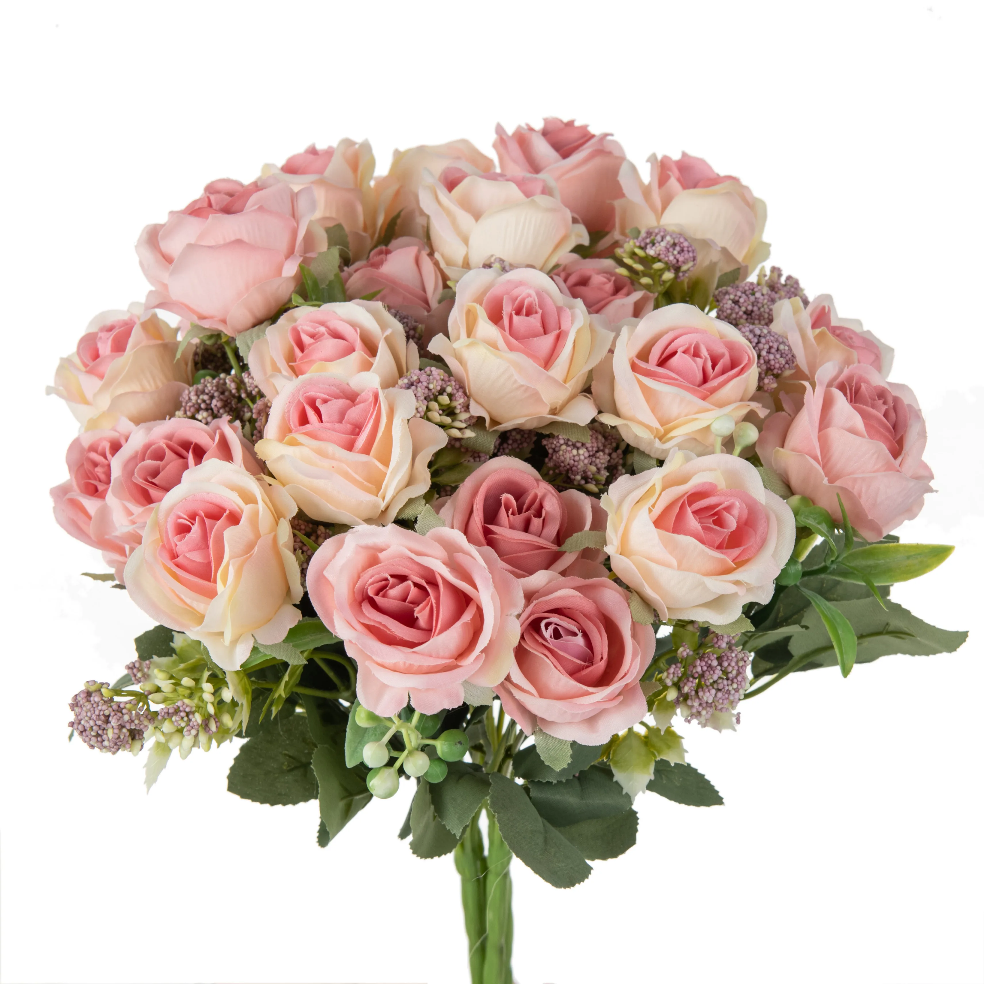 Silk Rose Artificial Flower for Christmas Garden wreath Home Table vase Wedding Bridal bouquet Decoration Diy Gift box Hot sales