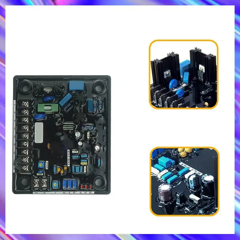 1Set R150 Automatic Voltage Regulator Generator Regulator Regulator Board AVR Excitation Voltage Regulator Board Module PCB