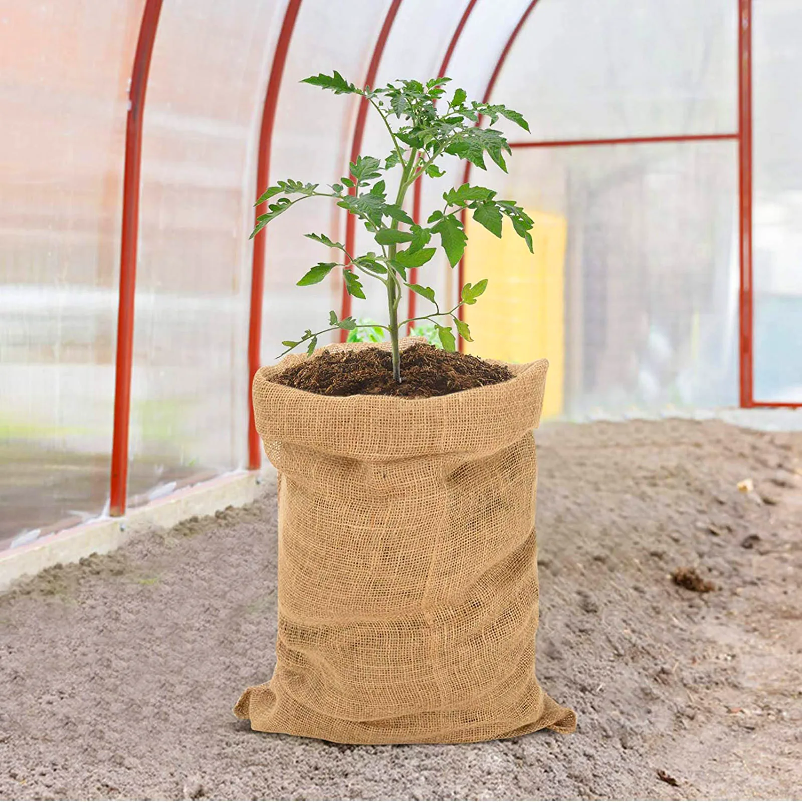 1pc Large Burlap Sand Bag For Flooding Emergency Garden Planting Storage Jute Potato Sack Race Party Outdoor Use