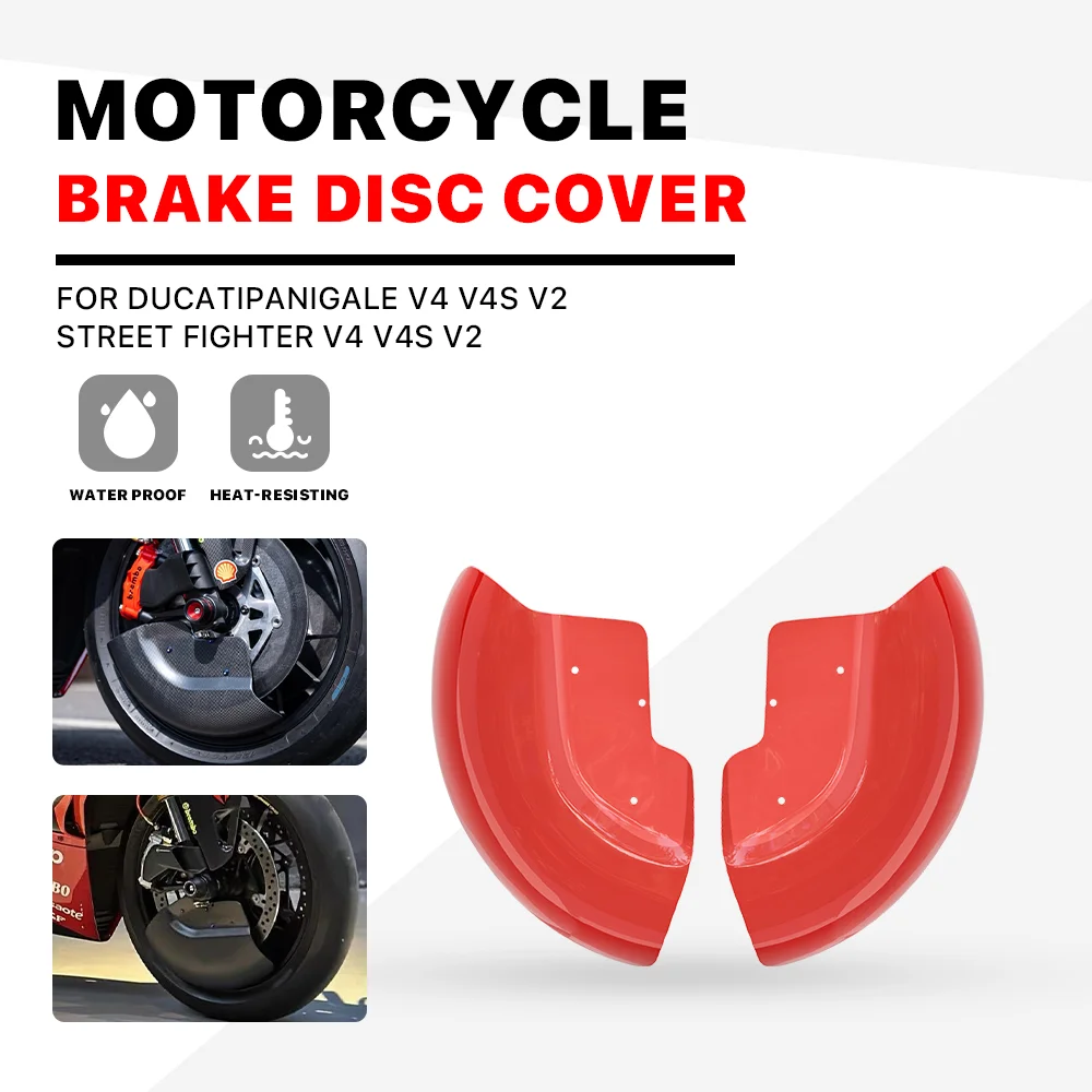 Universal Motorcycle hubcaps Tyre Side Protection Brake Discs cover For 2018-2024 Ducati Panigale Streetfighter V2 V4 V4S V4R