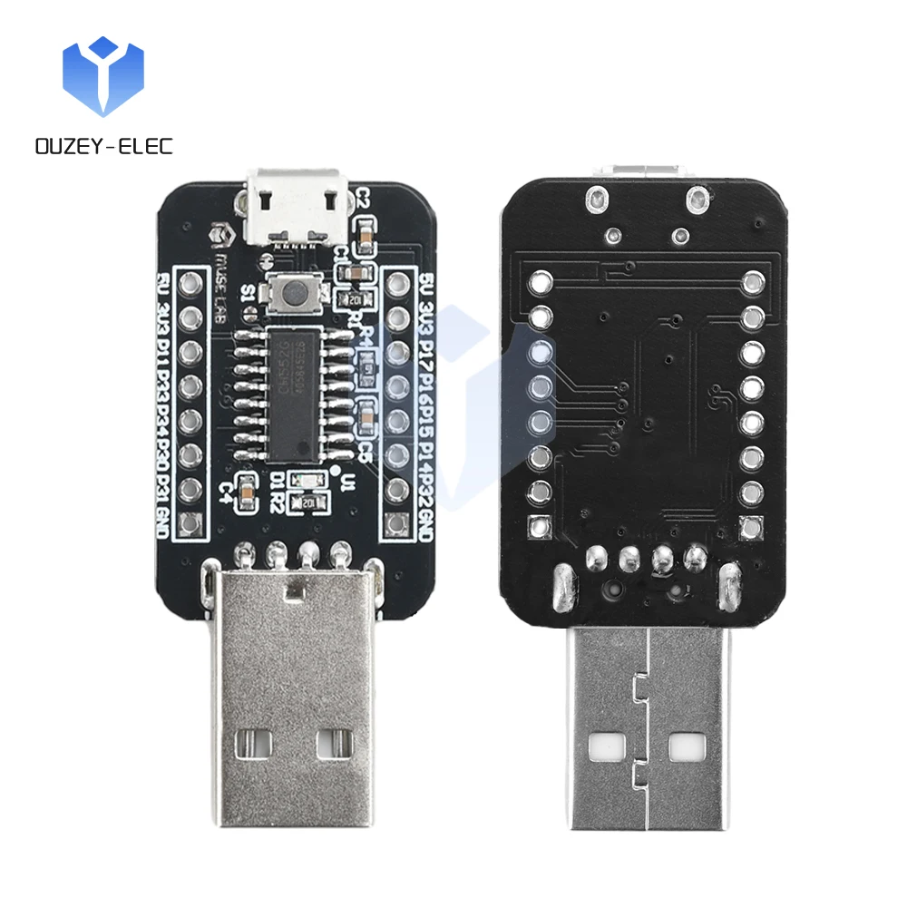 CH552 Development Board 51 MCU Microcontroller Core Board Low Power Duplex Asynchronous Serial Port Type C /Micro USB Interface