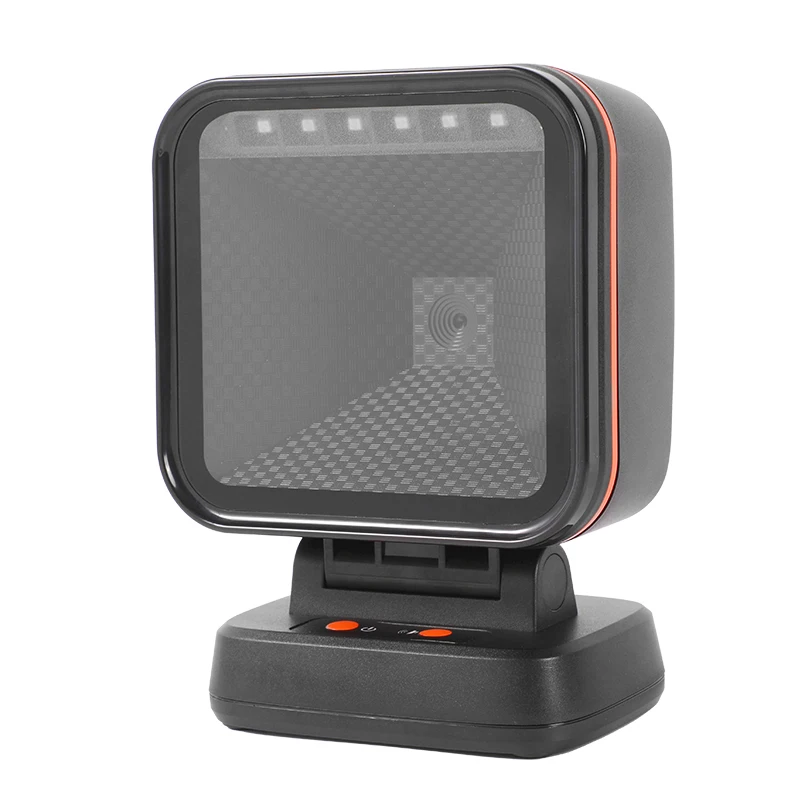 New Auto Sense 2D Omnidirectional Barcode Scanner Image All-round Platform Desktop Scanner QR Code Reader for Supermarket