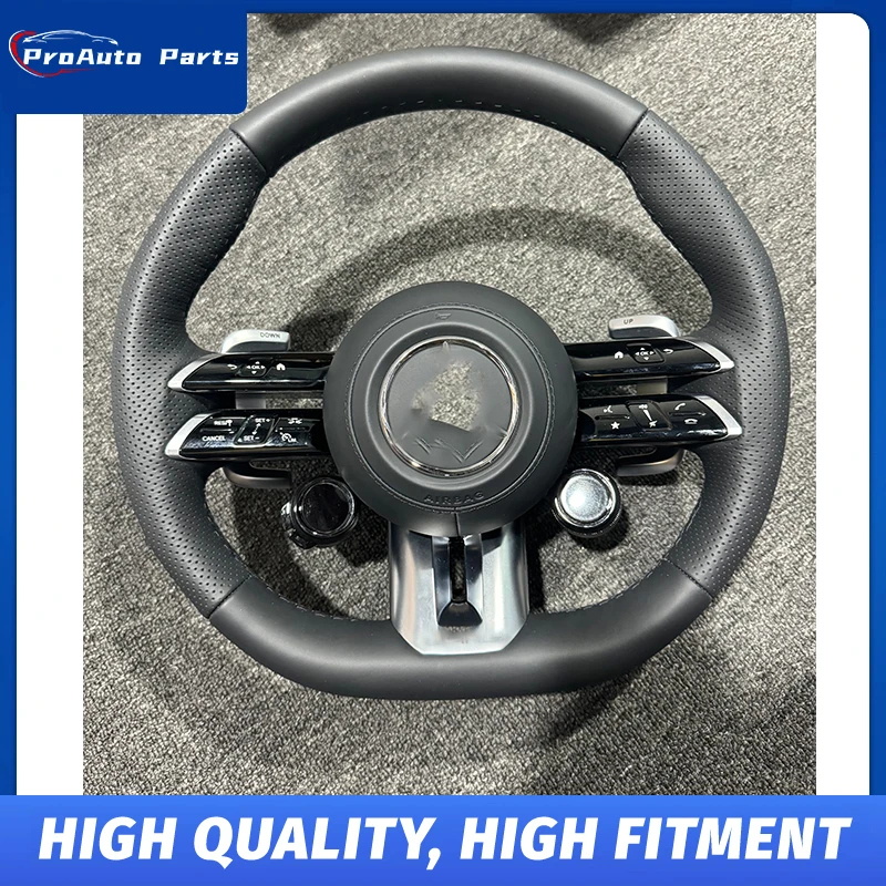 For Mercedes Benz G-Class W465 2025+ Carbon Fiber Steering Wheel | Flat-Bottom W464 Retrofit Carbon Fiber Steering Wheel Oem Rot