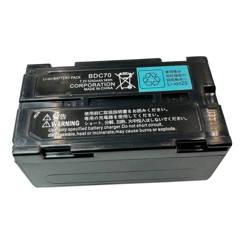 Brand New BDC70 Li-ion Battery For Topn Total Station ES CX For Sok FX Set x Series Surveying Tools 7.2V 5240mAh