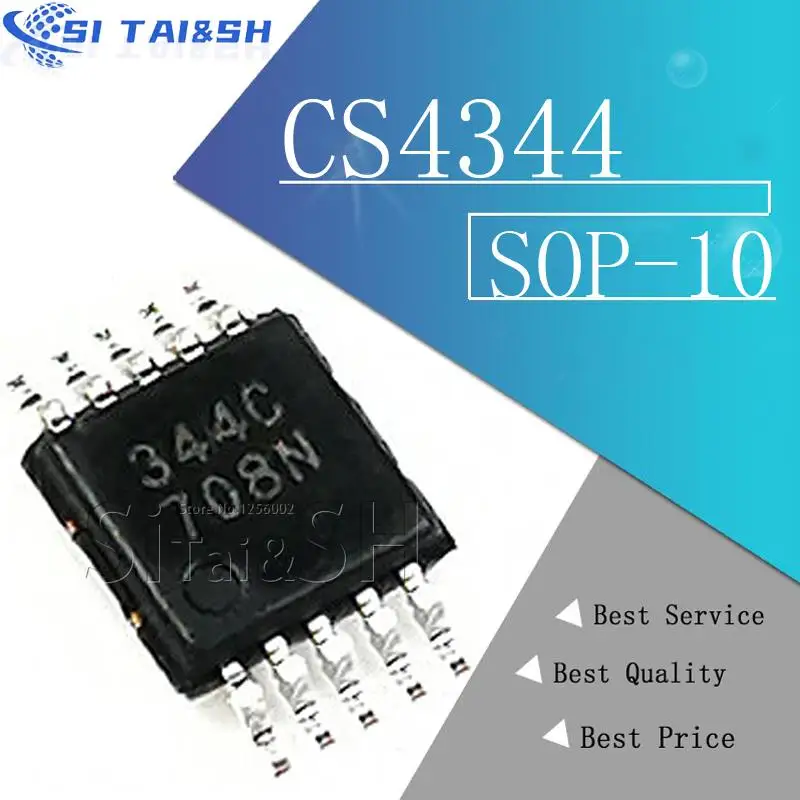 10pcs/lot  CS4344-CZZR 344C CS4344 Data system