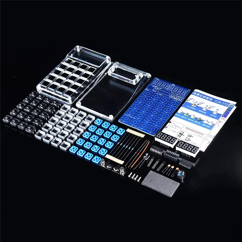 B04C-DIY Electronic Kits LED Digital Tube Calculators 51 Microcontroller Control Resistance Conversion Soldering Projects