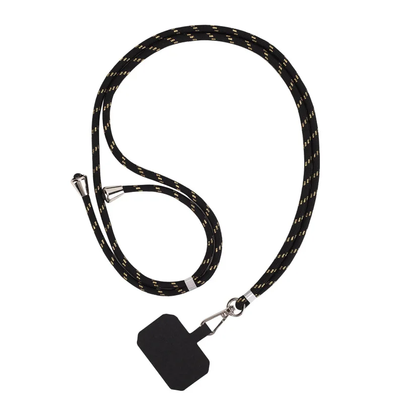 Adjustable messenger Internet celebrity fashion mobile phone lanyard neck safety anti-lost fixed card mobile phone lanyard