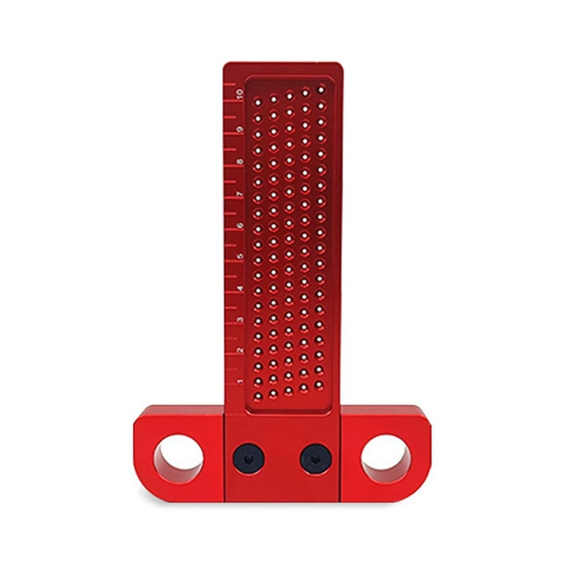 ABAC-Woodworking Scribe T100 Hole Scribe T-Type Ruler Hole Scribing Ruler Line Drawing Marking Gauge DIY Measuring Tools