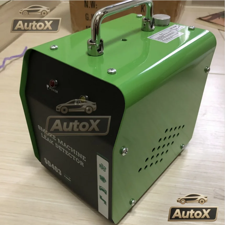 Automotive Smoke Machine Leak Detector 12V Dual Mode Car Pipe Leakage Tester with Pressure Gauge & Adjustable