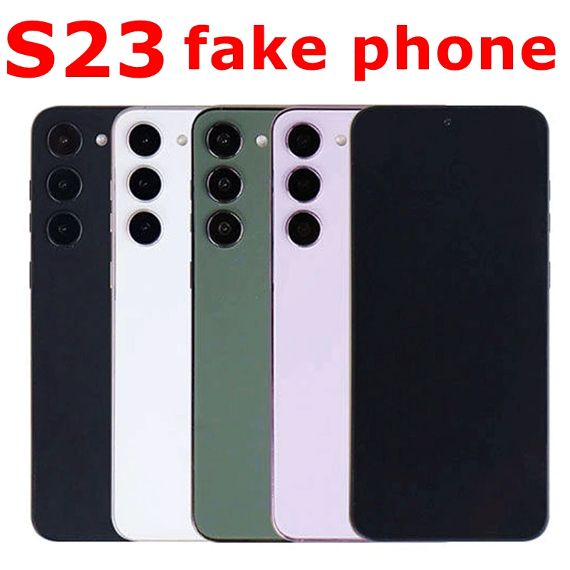 Not Working Fake Phone Model For Samsung Galaxy S23 Dummy Mobile Phones Replica Faux Cell Phone S23 Copy Counter Display Toys