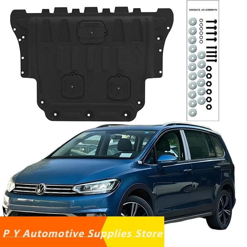 For VW Touran L 2016-2022 1.4T 1.8T Under Engine Guard Splash Shield Mud Fender Cover Plate Fender Mudguard Protector Alloy