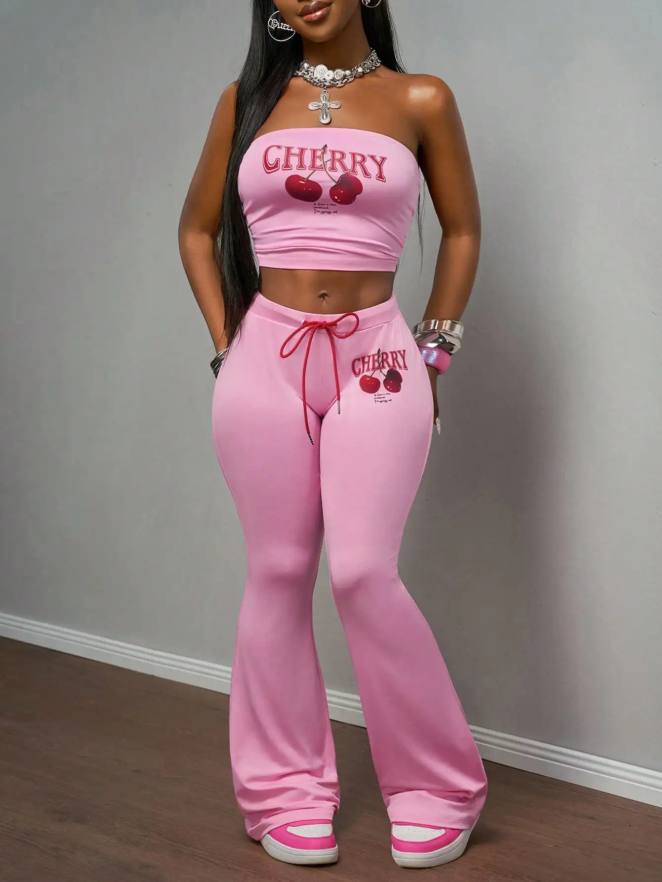 2025 Spring/Summer New Bohemian Music Festival Resort Beach Party Casual Vacation Sexy Sweet Cute Millennium Y2K Stretch Knit Pi