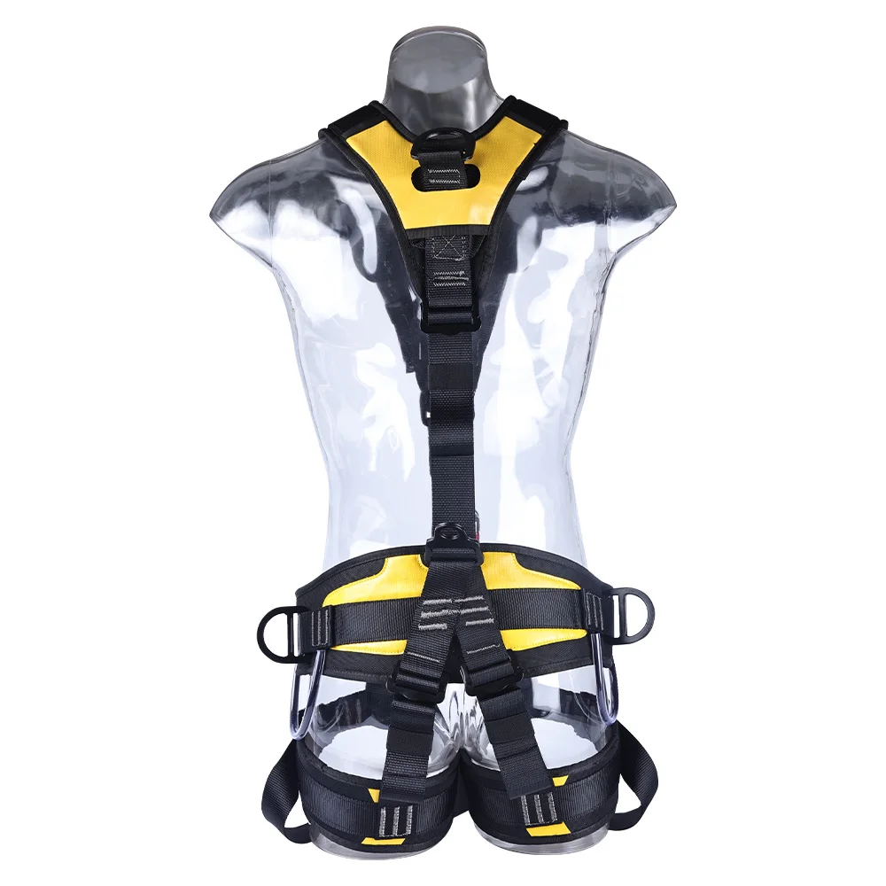 Brand New Polyester Steel D-Ring CE Certified (EN 361:2002) 150kg Capacity Adjustable Length Rescue Safety Harness for Fire