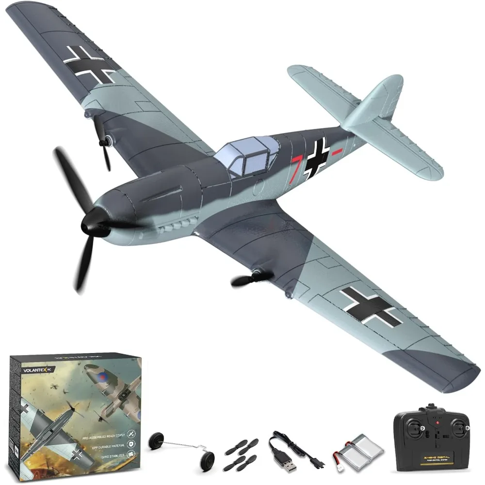 3 Channel 2.4GHz RC Airplane with 6-Axis Gyro, Ready-to-Fly Glider Aircraft for Easy Flight and Fun