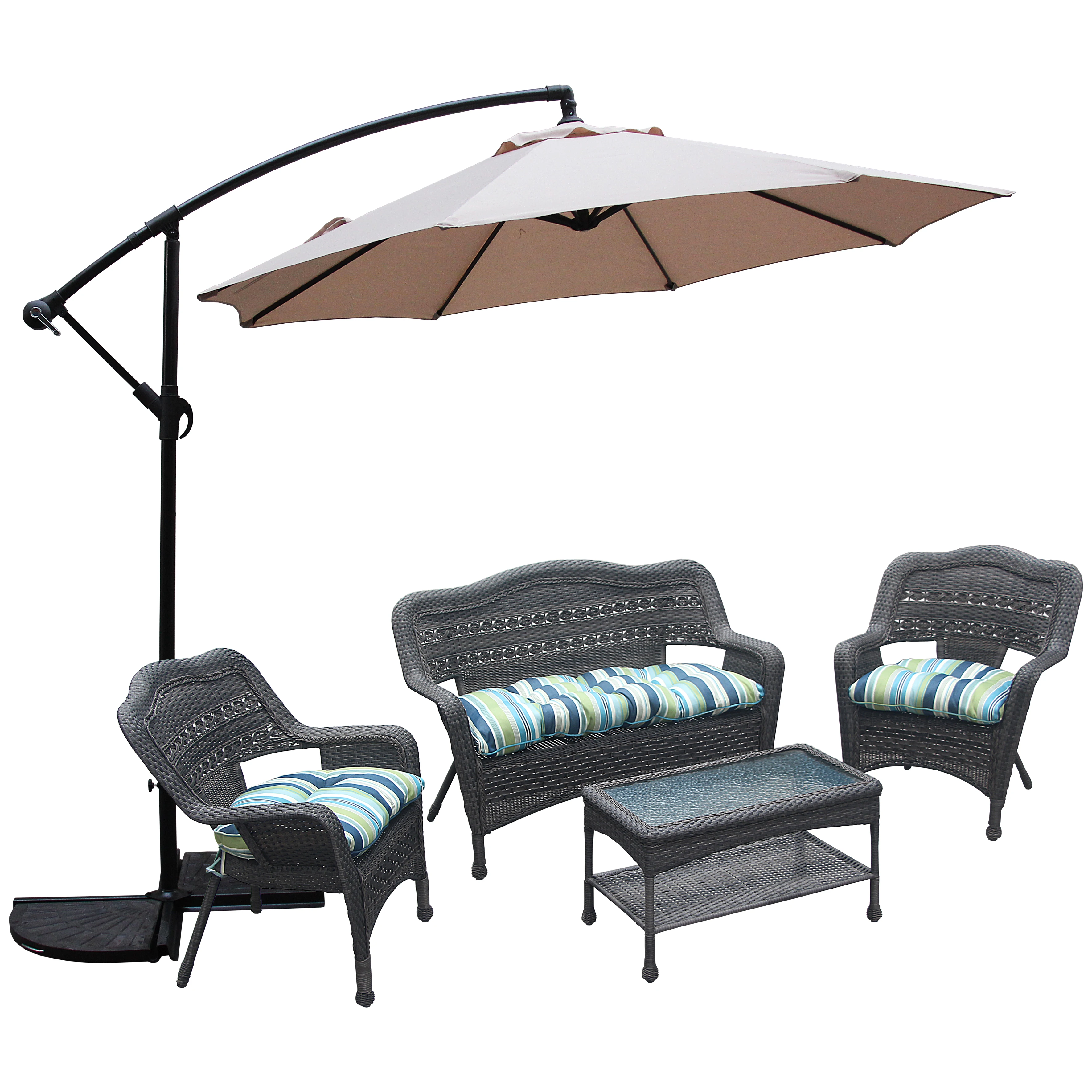 Outdoor Waterproof Offset Garden Umbrella Patio Cantilever Outdoor Hanging Banana Umbrella Parasol Patio Umbrellas