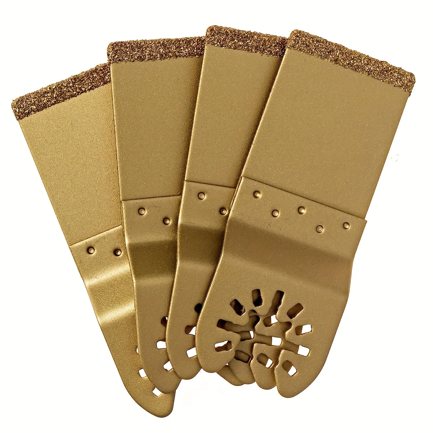 Set Of 4pcs Diamond Oscillating Saw Blades Universal Carbide Oscillating Saw Blades Diamond Multitool Saw Blades