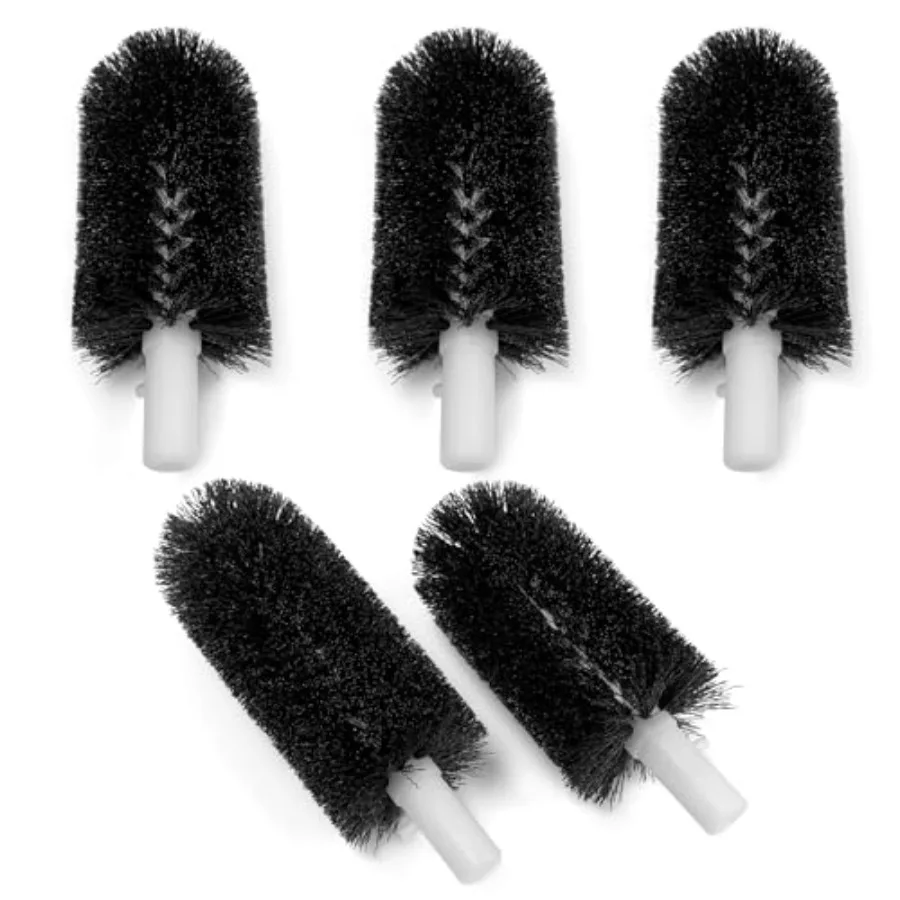 BRS-1722 Glass Washer Brush Replacement Part Compatible with Bar Maid Glass Washers Including Four 6 inch Brushes and one 7.5 i