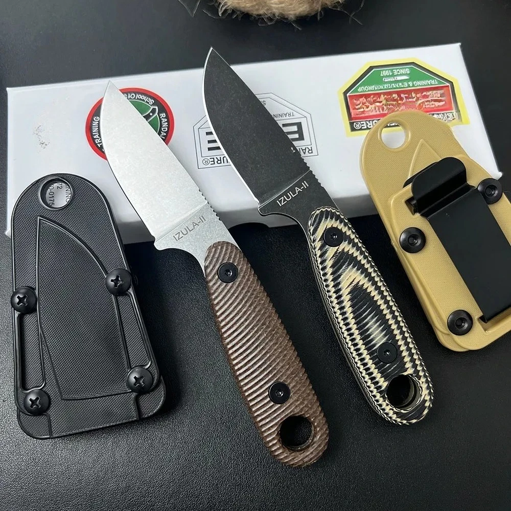 IZULA II High-hardness Fixed Blade Multi-purpose Carving Knife Jungle Adventure Outdoor Knife Camping Hiking EDC Fishing Tool