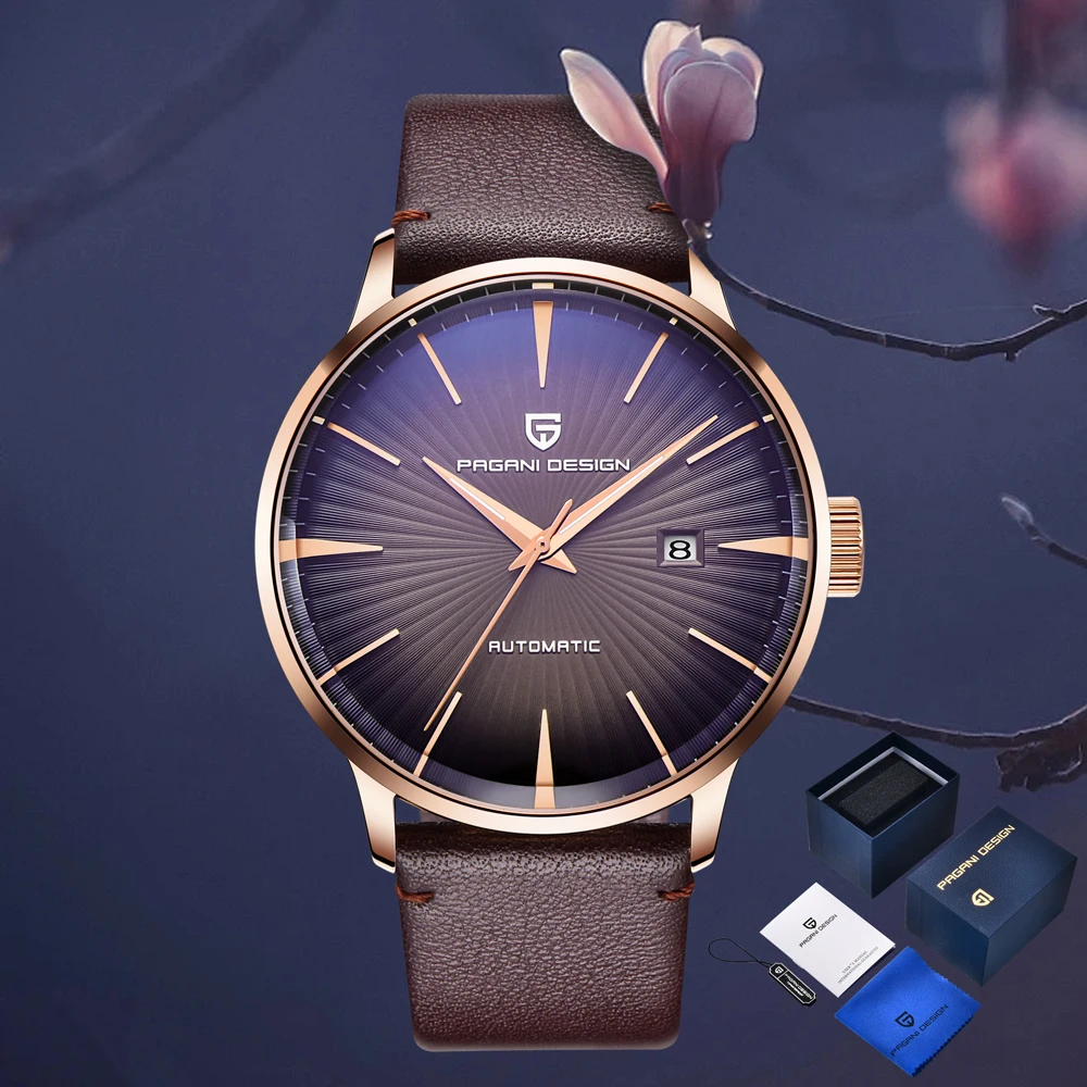 PAGANI DESIGN men's watch 2770 luxury automatic mechanical watch men's gift box Ore high-strength glass waterproof men's watch
