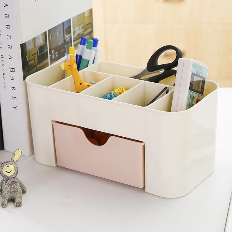 Nail Storage Box Container Cotton Swab Storage Box Accessories Cleaning Desktop Tools Multifunctional Jewelry Box Cosmetic Stor