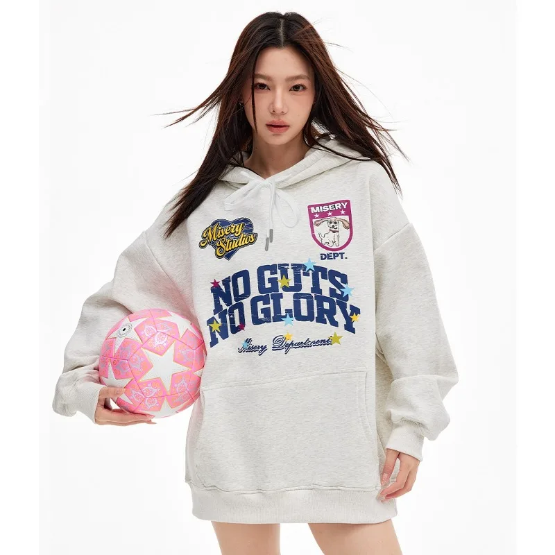 New American Letter Pattern 3D Printed Hoodie, Loose and Casual, Versatile for Couples, Quick Drying Top, Trendy