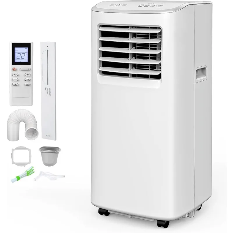 Portable Air Conditioner,8500 BTU Portable ac units up to 360 Sq.Ft,Portable ac units for Homeowner,Renter,family White