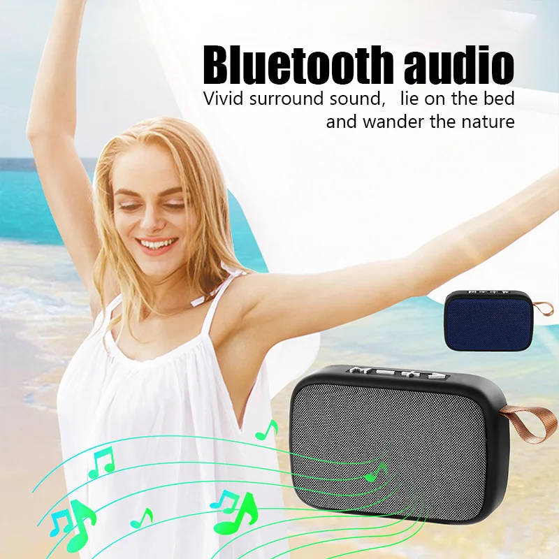 Portable Speakers Outdoor Bluetooth 5.0 Mini Oxford Loudspeaker Wireless Column 3D Stereo Music Player Surround Hifi sound Box
