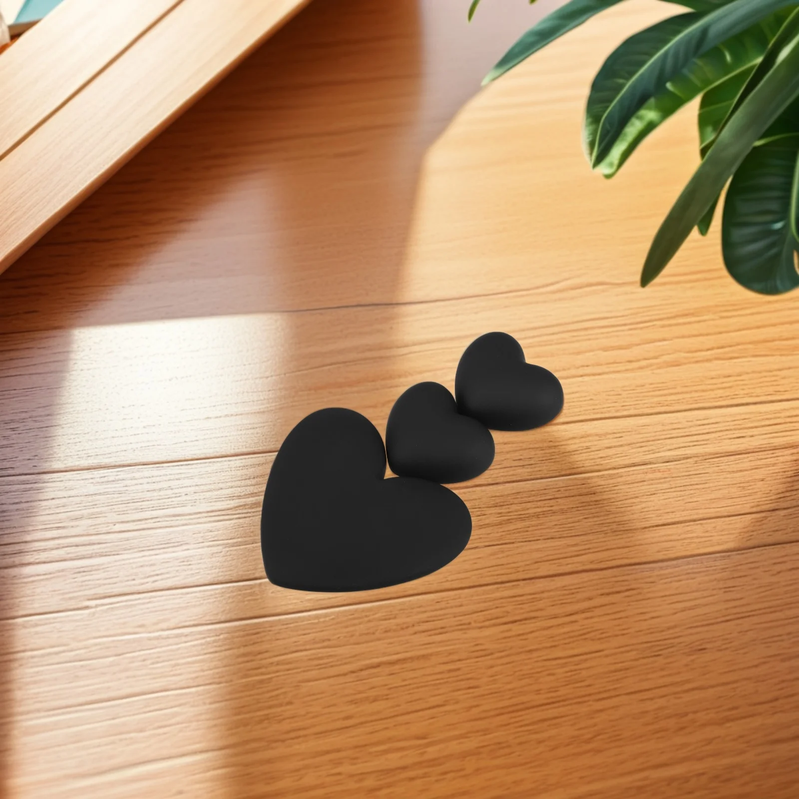 3Pcs Data Cable Heart Patch Resin Flat Back Charms Matte Embellishments for DIY Cable Protector Sleeve