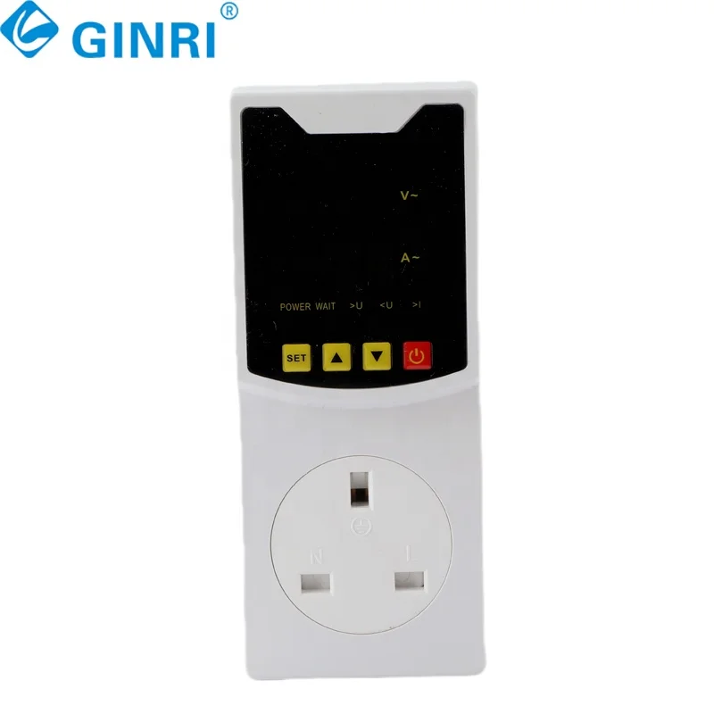 3PCS Popular Household Voltage Protector Adjustable Electric Voltage Protector Digital Display Measure