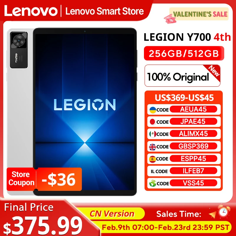 Original Lenovo Legion Y700 4th Gaming Tablet CN Version Snapdragon 8 Elite 8.8-inch 3K 165Hz Display 7600mAh Android 15 Pad PC
