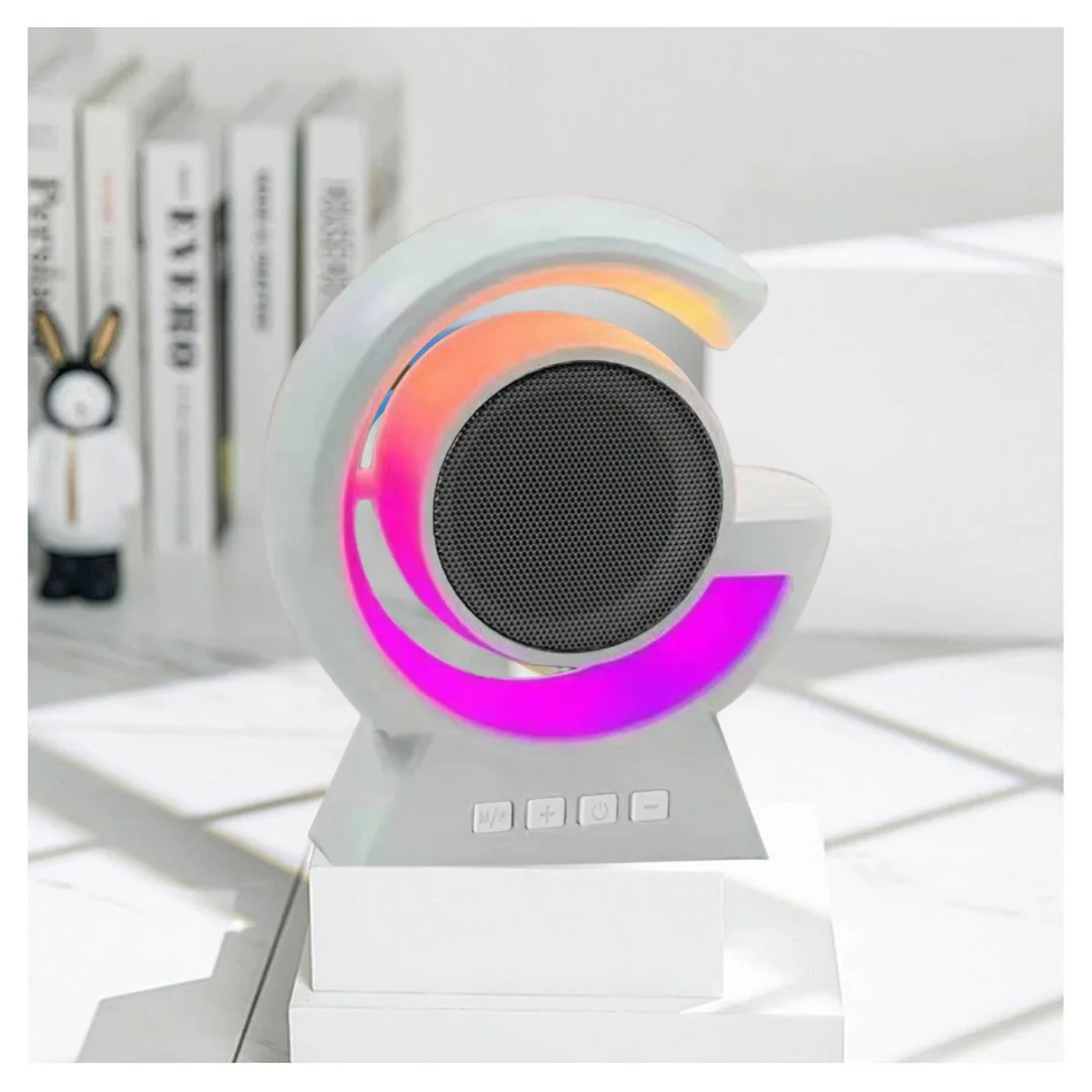 Mini Portabler Bluetooth Speaker 3D Stereo Bass TWS Colorful Lights Bluetooth Speaker Stereo Surround Sound for Child's Gift