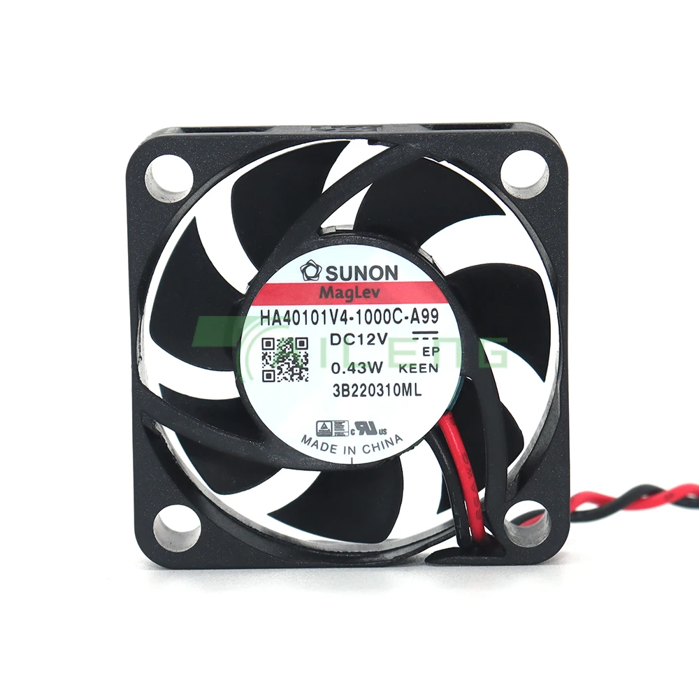 HA40101V4-1000C-A99 or Sunon Cooling Fan 4010 DC12V 0.43w 4cm Ultra-Quiet 40*40*10mm
