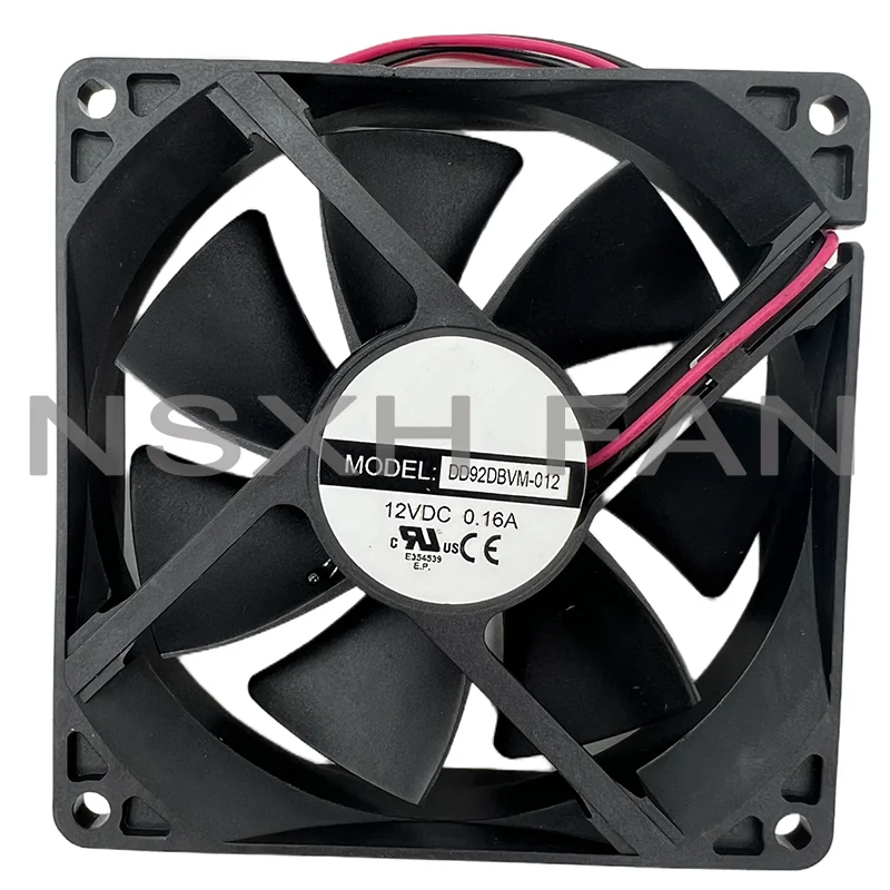DD92DBVM-012 12V 0.16A 90x90x25mm 2-Wire Server Cooling Fan