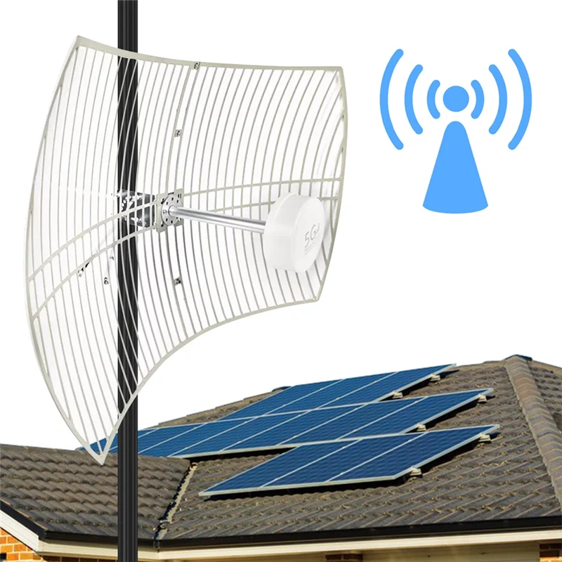 5G Revolution Outdoor Antenna Feed 698-6000MHz 4G 5G Antenna Grid for Phone Radio TV Mesh Parabolic Antennas YDH
