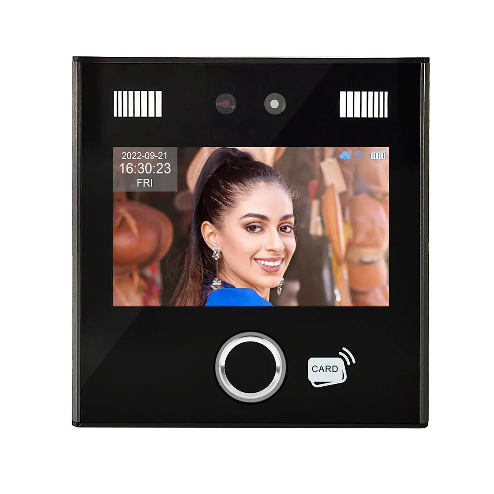 Timmy Staff Fingerprint Time Recorder Dynamic WIFI Face Recognition Time Attendance Machine