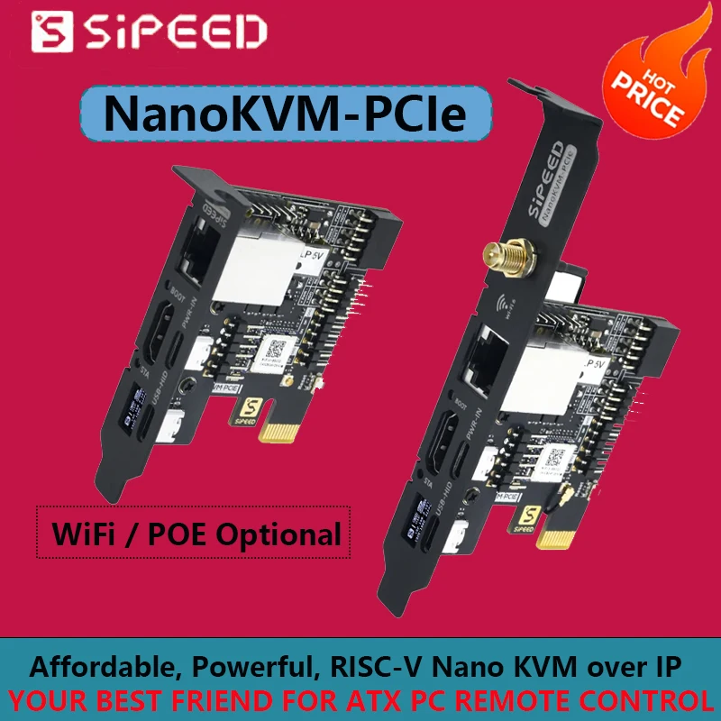 Sipeed NanoKVM-PCIe Mini Remote Control PiKVM Operation And Maintenance Server HDMI