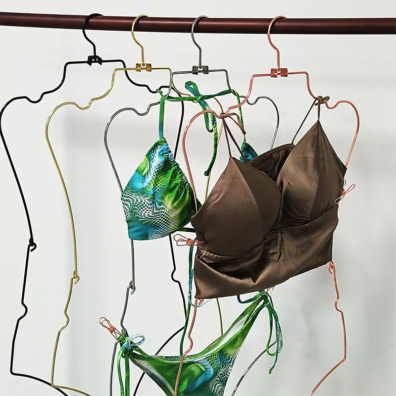 Body Shape Lingerie Hanger Foldable Durable Closet Organizer Swimsuit Hanger For Closet For Stores Boutiques Show Window Bedroom