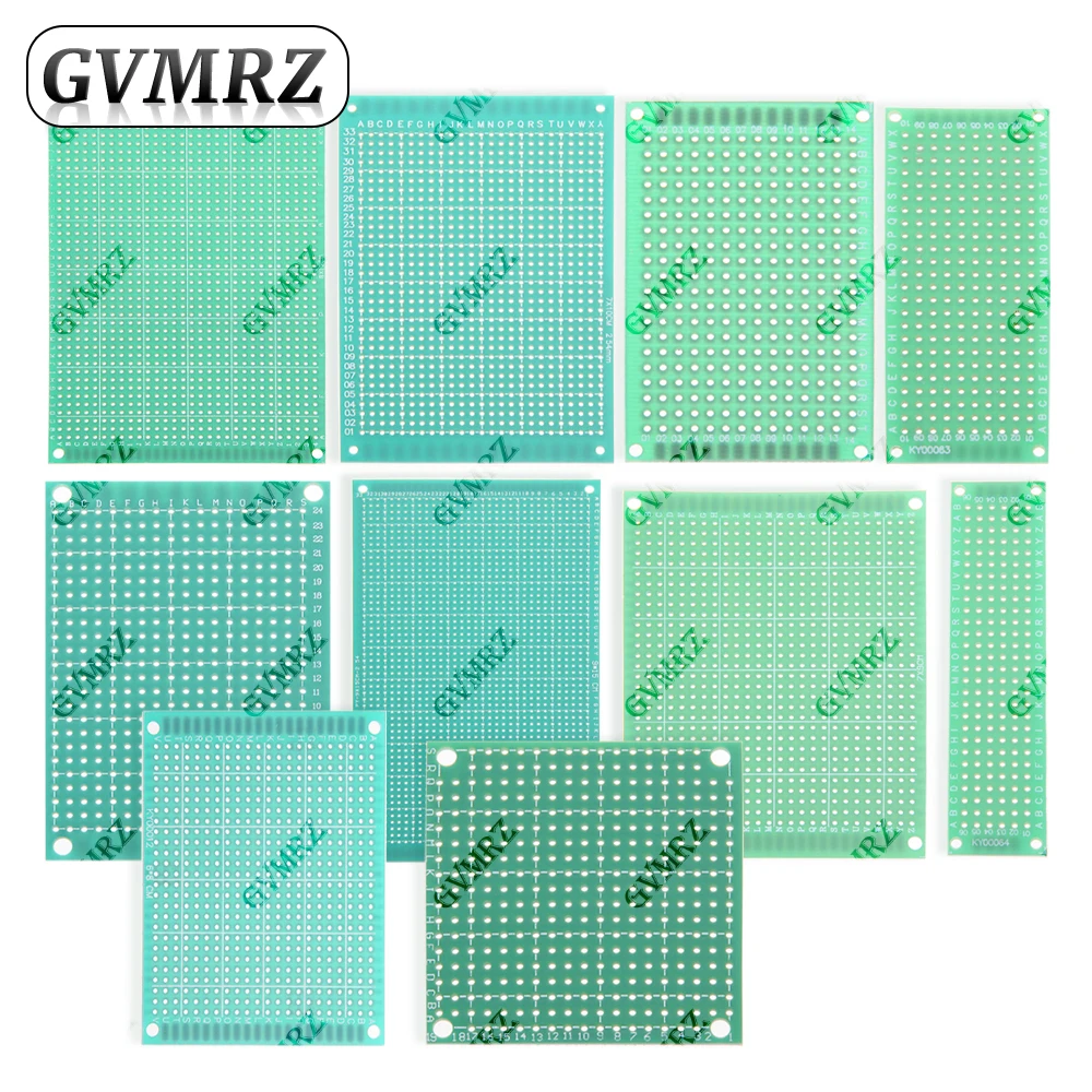 Single Sided Green PCB Prototype Board Universal Through Hole Perfboard for DIY Electronic Projects