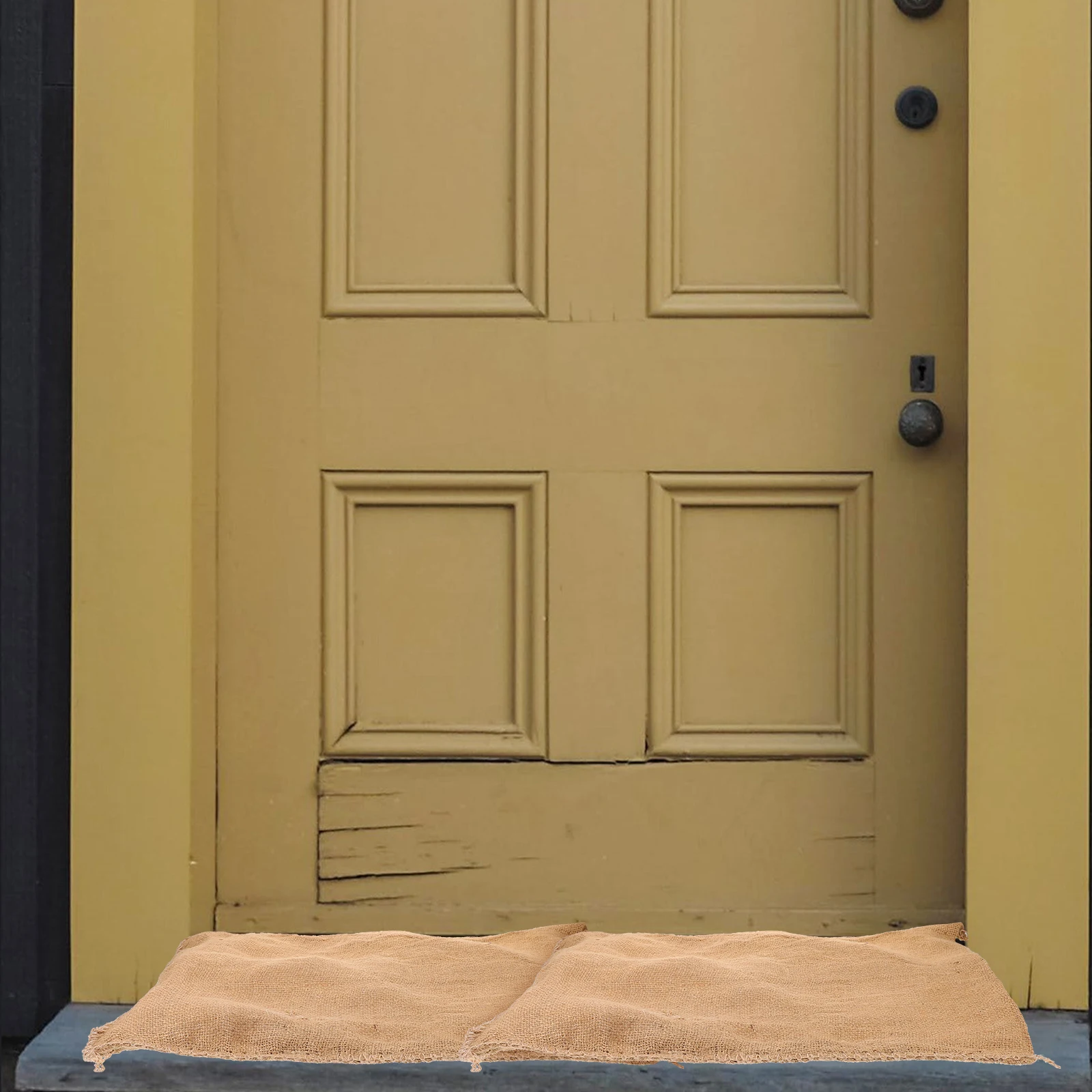 Reusable Absorbent Flood Prevention Barriers Water Activated Sandbags for Home Quick Expansion Hemp Rope Barrier Hurricane Rain
