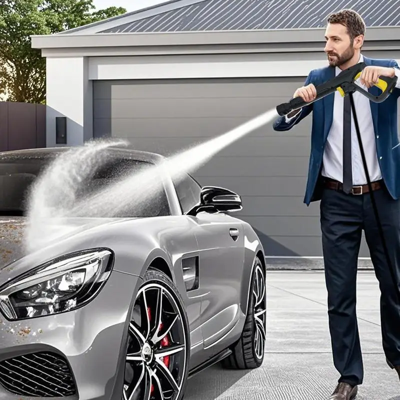 High Pressure Water Sprayer Water Spray Nozzle Extension Wand Adjustable Watering Tool For Plants Lawn Washing Cars