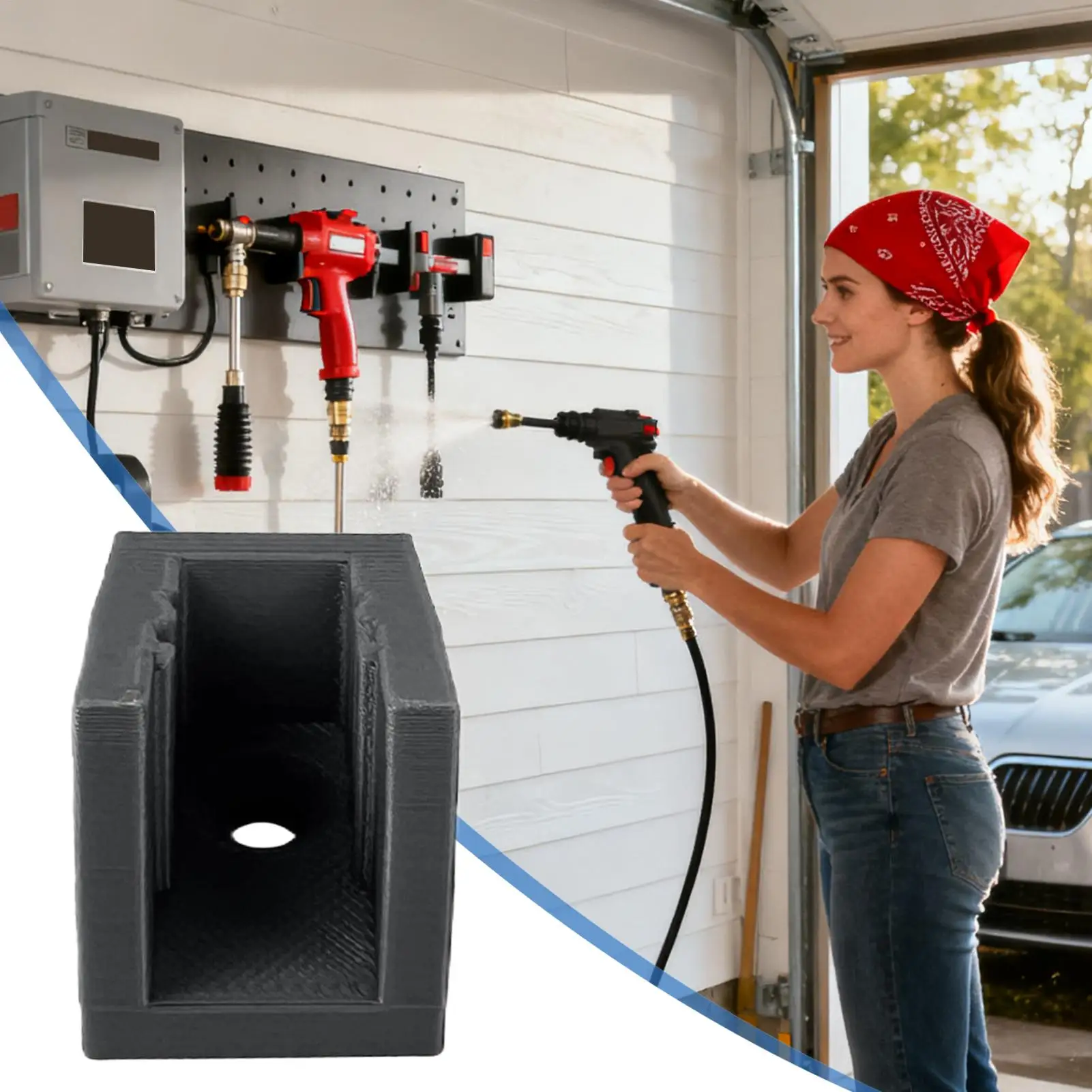 Tool Racks For Garage Walls 10 Pieces Tire Pressure Gauge Hanger Pneumatic Tool Wall Mount For Garage Workshop Auto Repair Car