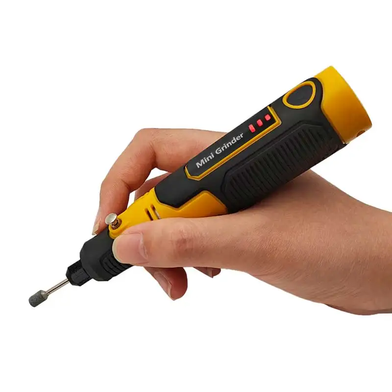 3.6V Small Electric Grinding Pen - Jade Carving, Polishing & Grinding (Li-Ion Battery, USB Charging & Type-C Port)